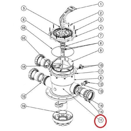 HANDS ON 50 mm Multiport Valve Complete Body HA4246467